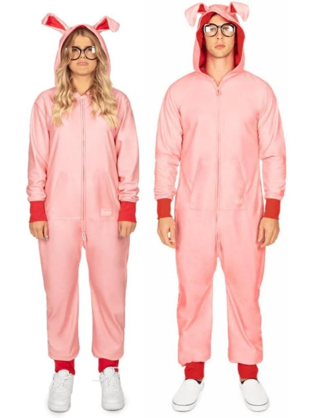 Cozy Unisex Christmas Onesies for Adults - Comfy Holiday Jumpsuits with Pockets